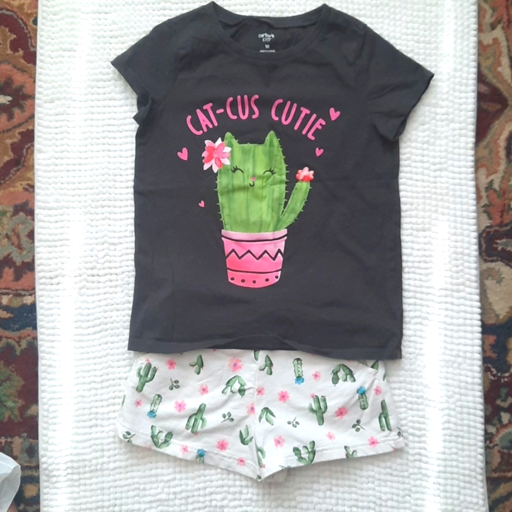 Carters size 8/10 shirt * shorts